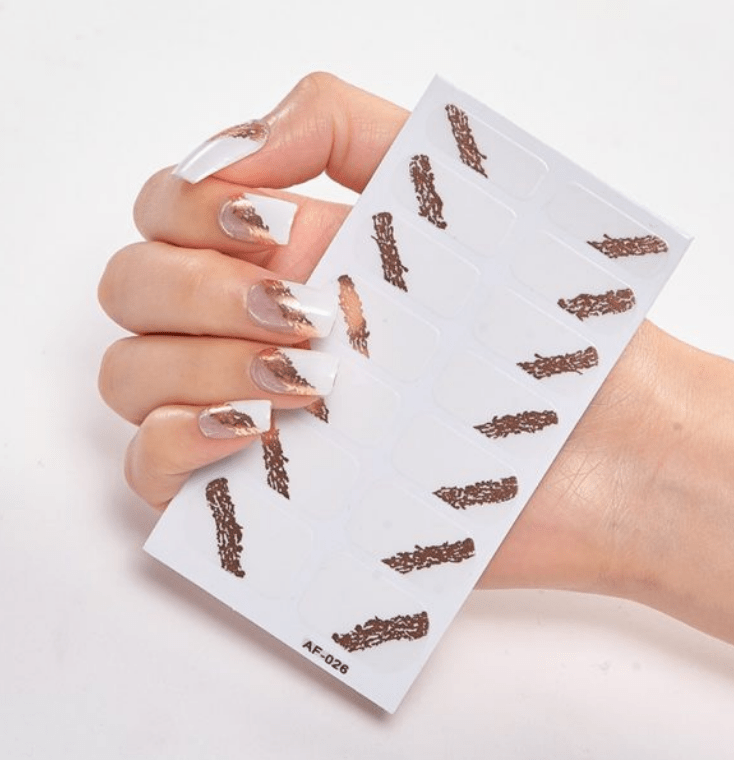 Nail Stickers, Nail Polish Glue, Full Nail Stickers - AMIR BAGS INDIA PRIVATE LIMITED