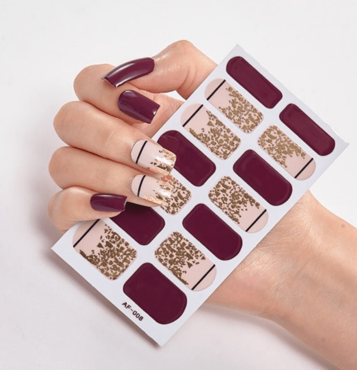 Nail Stickers, Nail Polish Glue, Full Nail Stickers - AMIR BAGS INDIA PRIVATE LIMITED