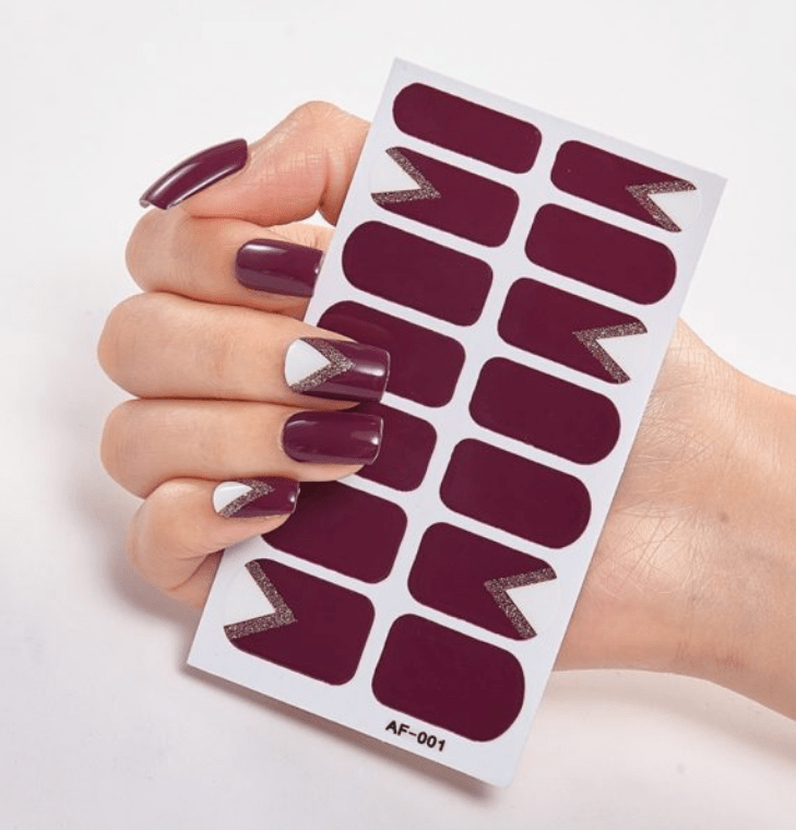 Nail Stickers, Nail Polish Glue, Full Nail Stickers - AMIR BAGS INDIA PRIVATE LIMITED