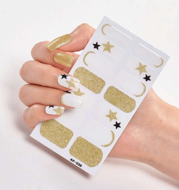 Nail Stickers, Nail Polish Glue, Full Nail Stickers - AMIR BAGS INDIA PRIVATE LIMITED