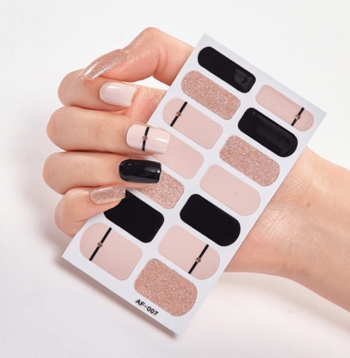 Nail Stickers, Nail Polish Glue, Full Nail Stickers - AMIR BAGS INDIA PRIVATE LIMITED