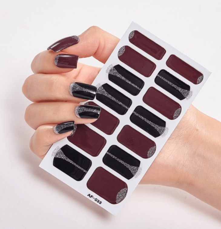 Nail Stickers, Nail Polish Glue, Full Nail Stickers - AMIR BAGS INDIA PRIVATE LIMITED