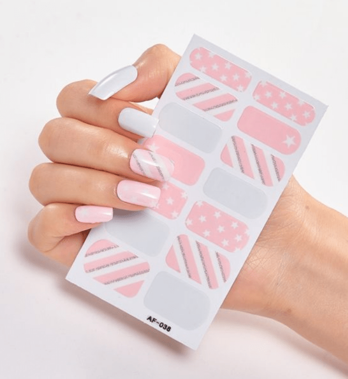 Nail Stickers, Nail Polish Glue, Full Nail Stickers - AMIR BAGS INDIA PRIVATE LIMITED