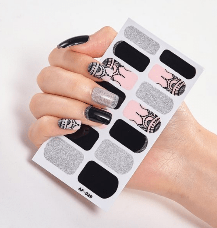 Nail Stickers, Nail Polish Glue, Full Nail Stickers - AMIR BAGS INDIA PRIVATE LIMITED