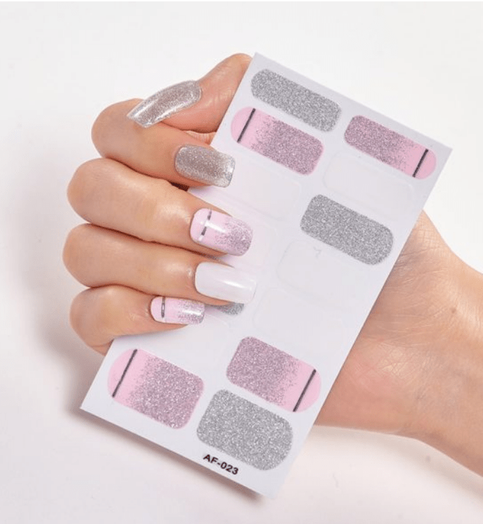 Nail Stickers, Nail Polish Glue, Full Nail Stickers - AMIR BAGS INDIA PRIVATE LIMITED
