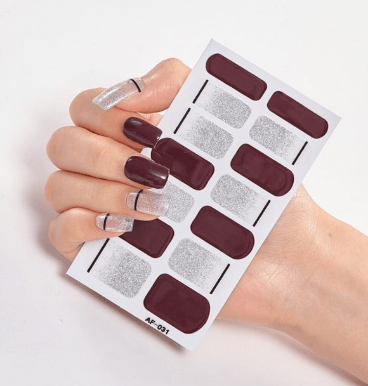 Nail Stickers, Nail Polish Glue, Full Nail Stickers - AMIR BAGS INDIA PRIVATE LIMITED