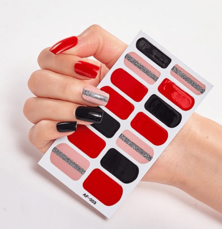 Nail Stickers, Nail Polish Glue, Full Nail Stickers - AMIR BAGS INDIA PRIVATE LIMITED