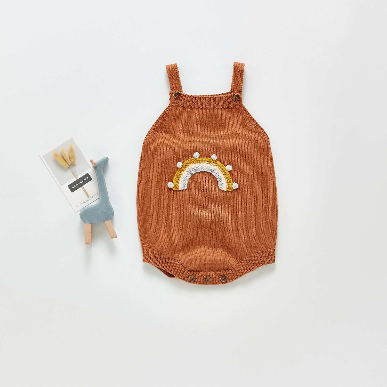 New Baby Girl Baby Knitted Strap Jumper - AMIR BAGS INDIA PRIVATE LIMITED