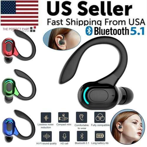 New Bluetooth 5.1 Headset Wireless Earbuds Earphones Stereo Headphones - AMIR BAGS INDIA PRIVATE LIMITED