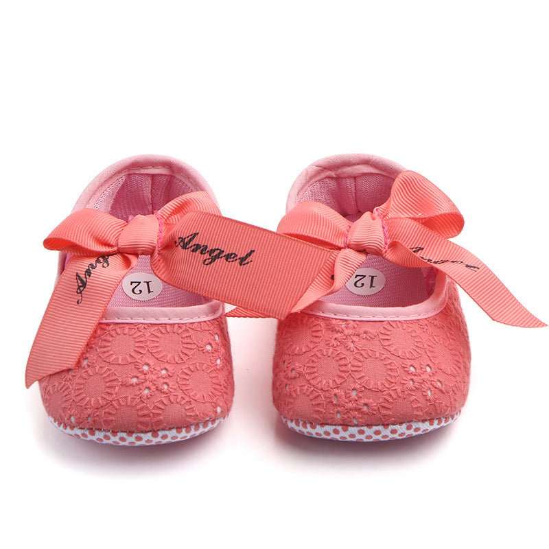 New Bow Princess Shoes Baby Shoes Baby Shoes - AMIR BAGS INDIA PRIVATE LIMITED