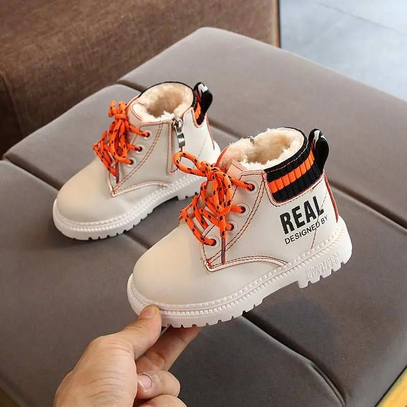 New Product Kids Fashion Cotton Martin Boots Warm Side Zipper - AMIR BAGS INDIA PRIVATE LIMITED