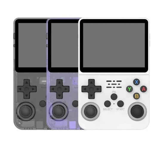 New R36S Retro Handheld Video Game Console System 3.5 - inch IPS Screen Portable Pocket Video Player 128GB 20000+ Games Boy Gifts - AMIR BAGS INDIA PRIVATE LIMITED