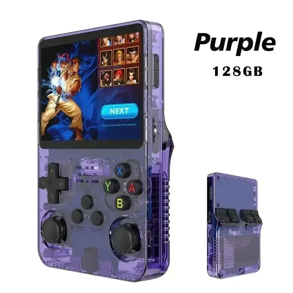 New R36S Retro Handheld Video Game Console System 3.5 - inch IPS Screen Portable Pocket Video Player 128GB 20000+ Games Boy Gifts - AMIR BAGS INDIA PRIVATE LIMITED