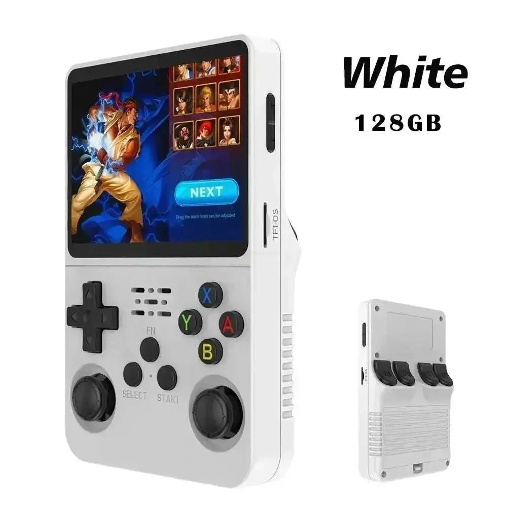 New R36S Retro Handheld Video Game Console System 3.5 - inch IPS Screen Portable Pocket Video Player 128GB 20000+ Games Boy Gifts - AMIR BAGS INDIA PRIVATE LIMITED