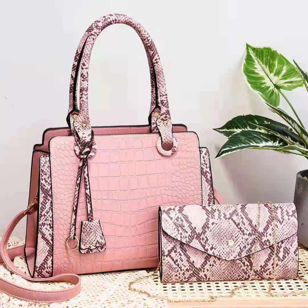 New Serpentine Stitching Fashion Combination Bags - AMIR BAGS INDIA PRIVATE LIMITED