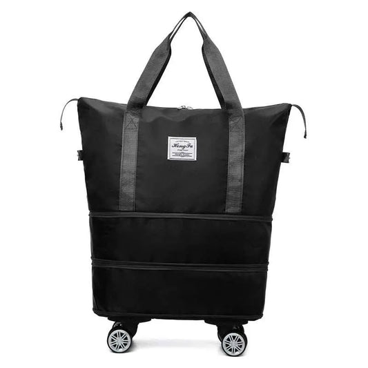 New Universal Wheel Travel Bag With Double - layer Dry And Wet Separation Fitness Yoga Shoulser Bags Sports Fitness Large Capacity Handbag Women - AMIR BAGS INDIA PRIVATE LIMITED