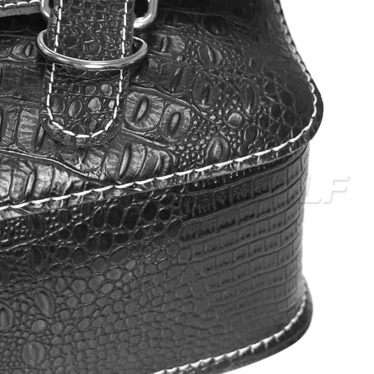 One Universal PU Leather Saddle Bag Motorcycle Luggage Motorcycle Saddlebags Saddlebags Pouch For Harley Waterproof - AMIR BAGS INDIA PRIVATE LIMITED