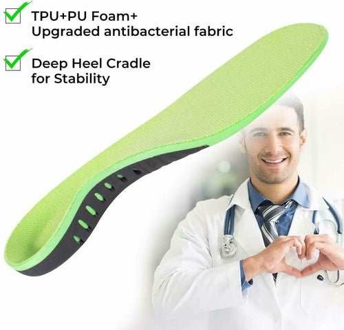 Orthotic Shoe Insoles Inserts Flat Feet High Arch Support For Plantar - AMIR BAGS INDIA PRIVATE LIMITED