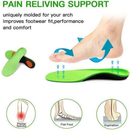 Orthotic Shoe Insoles Inserts Flat Feet High Arch Support For Plantar - AMIR BAGS INDIA PRIVATE LIMITED