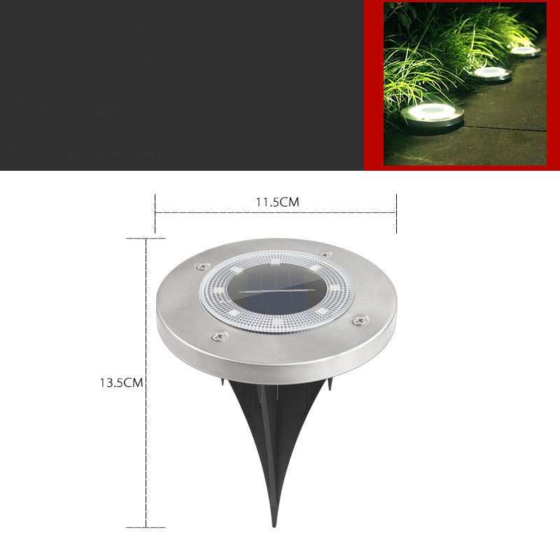 Outdoor Solar Lawn Garden Underground Light - AMIR BAGS INDIA PRIVATE LIMITED