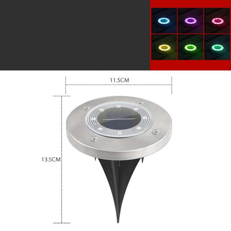 Outdoor Solar Lawn Garden Underground Light - AMIR BAGS INDIA PRIVATE LIMITED