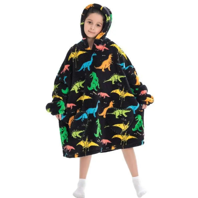 Oversized Thermal Sweatshirt Lazy Sweatshirt Kids - AMIR BAGS INDIA PRIVATE LIMITED