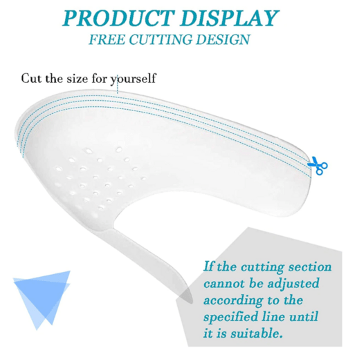 Pair Sneaker Shoe Anti Crease Protector Decreaser Toe Force Creasing - AMIR BAGS INDIA PRIVATE LIMITED