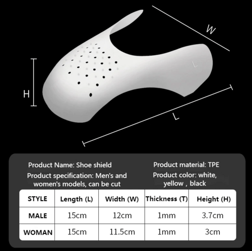 Pair Sneaker Shoe Anti Crease Protector Decreaser Toe Force Creasing - AMIR BAGS INDIA PRIVATE LIMITED