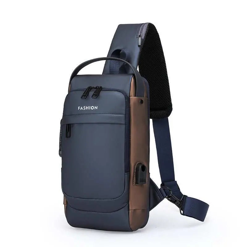 Password Lock Men's Leisure Bag With Large Capacity - AMIR BAGS INDIA PRIVATE LIMITED