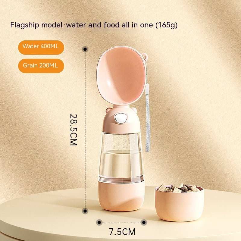 Portable Dog Water Bottle Food And Water Container For Pet Pets Feeder Bowl Outdoor Travel Drinking Bowls Water Dispenser - AMIR BAGS INDIA PRIVATE LIMITED