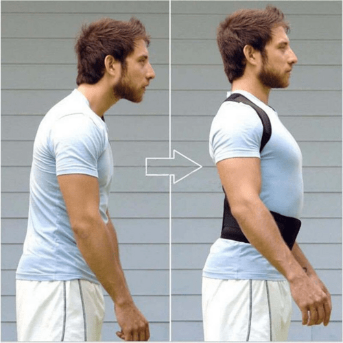 Posture Corrector Support Magnetic Back Shoulder Brace Belt Band For - AMIR BAGS INDIA PRIVATE LIMITED