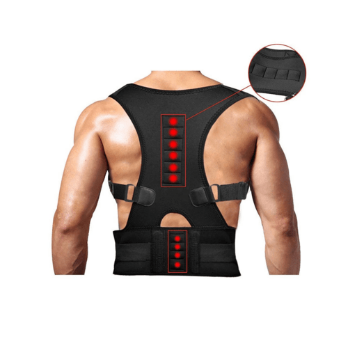 Posture Corrector Support Magnetic Back Shoulder Brace Belt Band For - AMIR BAGS INDIA PRIVATE LIMITED