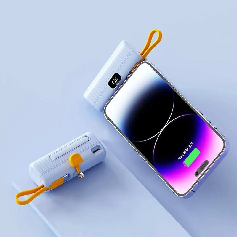Power Bank Compact Portable Capsule Power Bank - AMIR BAGS INDIA PRIVATE LIMITED