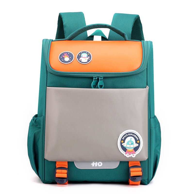 Primary School Students Shoulder Pad Children's Backpack Light Solid Color Primary School Bag - AMIR BAGS INDIA PRIVATE LIMITED