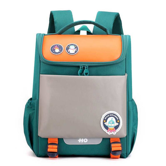 Primary School Students Shoulder Pad Children's Backpack Light Solid Color Primary School Bag - AMIR BAGS INDIA PRIVATE LIMITED