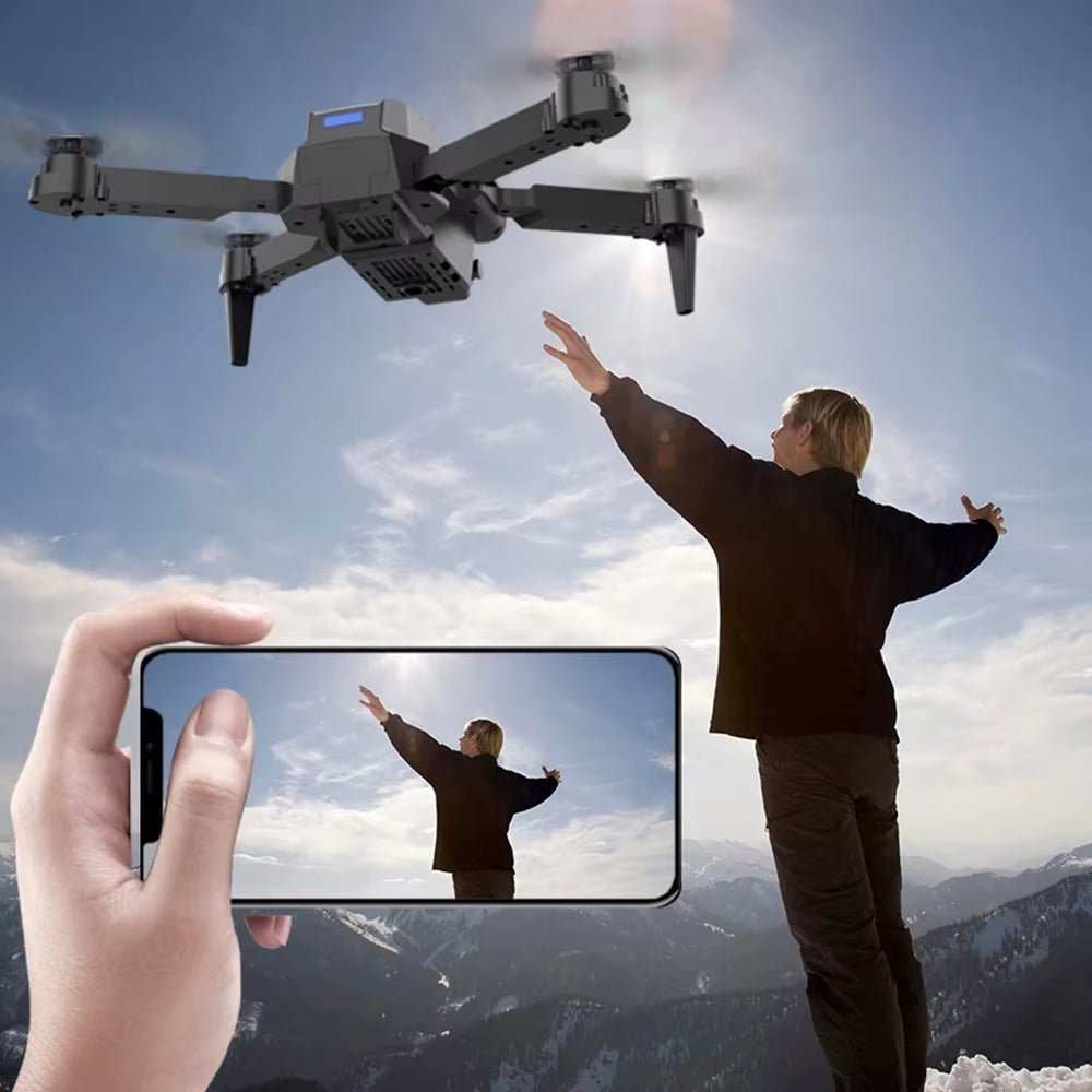 Professional Drone E88 4K Wide - Angle HD 1080P Camera Wifi FPV Height Hold Foldable RC Drone Quadrotor Helicopter Children'S Toys - AMIR BAGS INDIA PRIVATE LIMITED