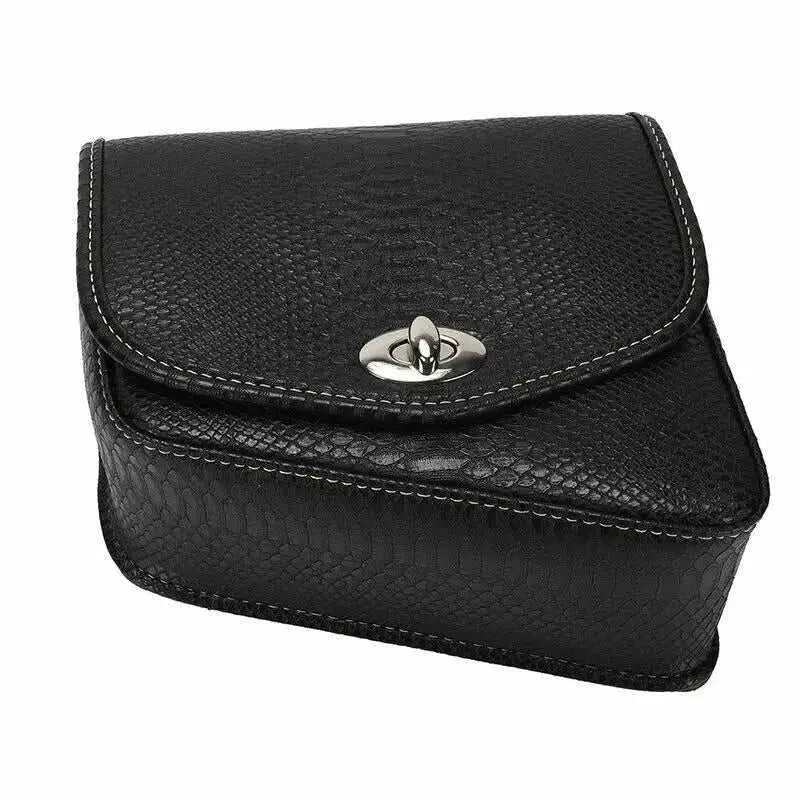 PU Leather Motorcycle Saddlebags Side Tool Pouch Luggage Storage Bags Saddle Bags Waterproof For Harley Sportster XL 883 1200 - AMIR BAGS INDIA PRIVATE LIMITED