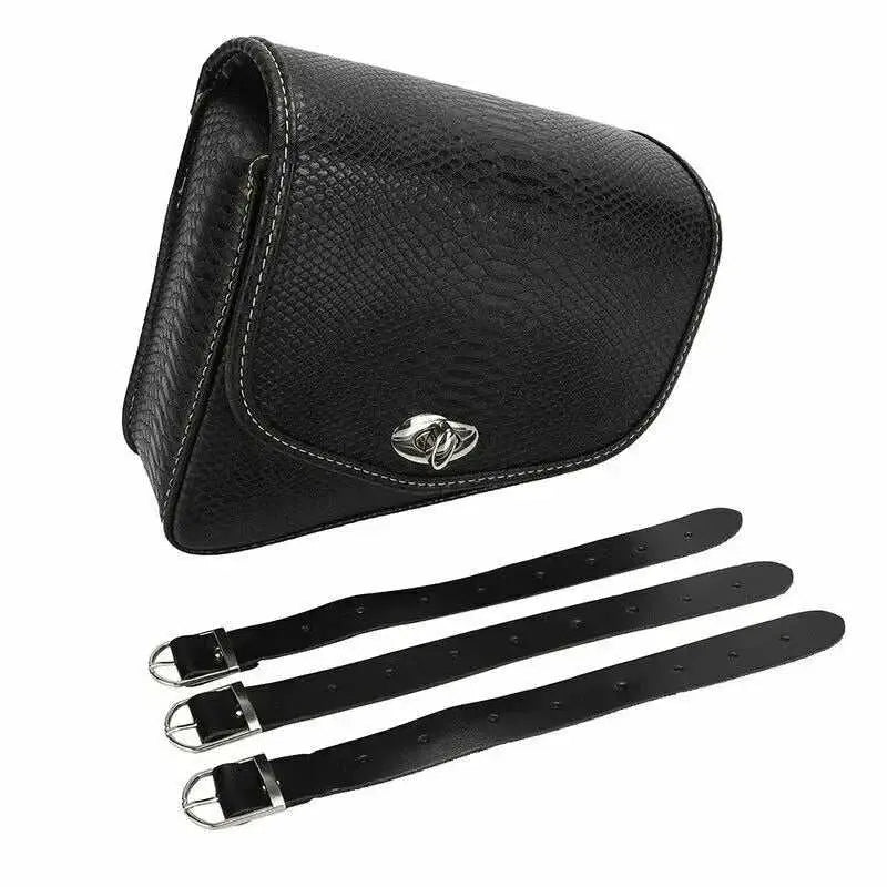 PU Leather Motorcycle Saddlebags Side Tool Pouch Luggage Storage Bags Saddle Bags Waterproof For Harley Sportster XL 883 1200 - AMIR BAGS INDIA PRIVATE LIMITED