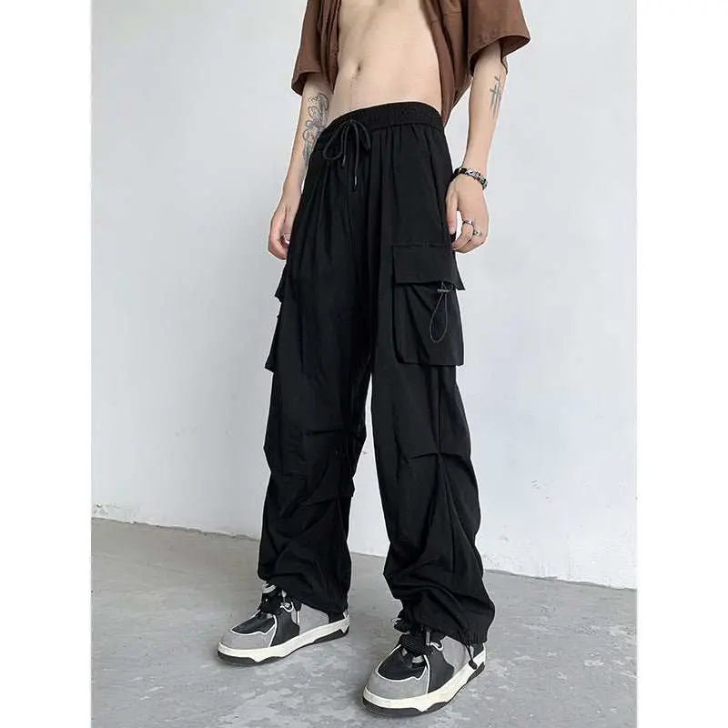 Pu Shuai Draping All-matching Slim Fit Trousers For MenProduct information:Color: black, khaki Elasticity: Micro elasticity Waist Type: Mid waist Size: M,L,XL,2XL,3XL Main fabric composition: Polyester Fiber (polyester) DropshipmanAMIR BAGS INDIA PRIVATE LIMITEDnull
