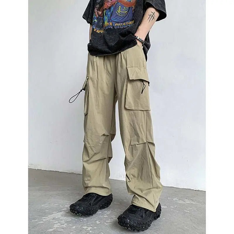 Pu Shuai Draping All-matching Slim Fit Trousers For MenProduct information:Color: black, khaki Elasticity: Micro elasticity Waist Type: Mid waist Size: M,L,XL,2XL,3XL Main fabric composition: Polyester Fiber (polyester) DropshipmanAMIR BAGS INDIA PRIVATE LIMITEDnull