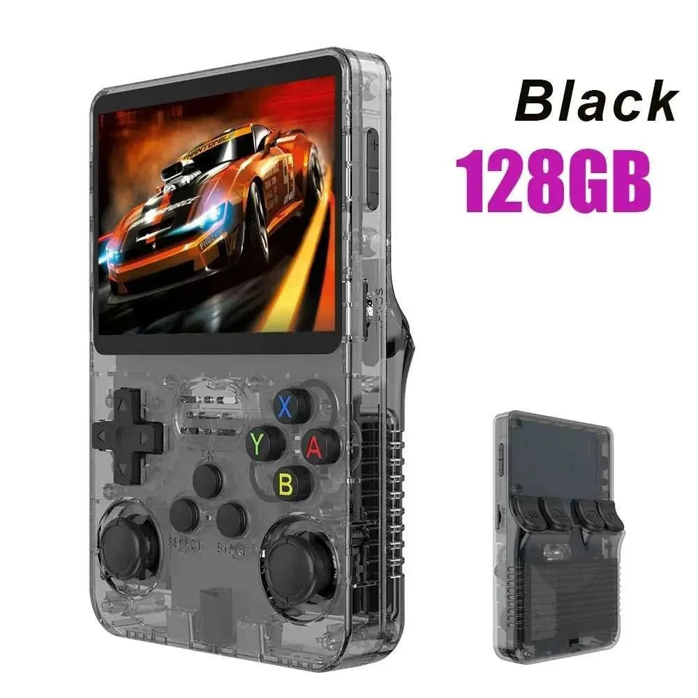 R36S Retro Handheld Video Game Console Linux System 3.5 Inch IPS Screen Portable Player 64GB GamesMultiple colors are available - AMIR BAGS INDIA PRIVATE LIMITED