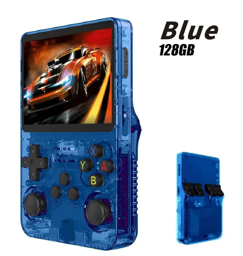 R36S Retro Handheld Video Game Console Linux System 3.5 Inch IPS Screen Portable Player 64GB GamesMultiple colors are available - AMIR BAGS INDIA PRIVATE LIMITED