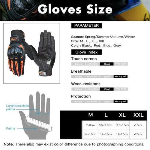 Racing Motorcycle Motorbike Motocross Riding Dirt Bike Full Finger - AMIR BAGS INDIA PRIVATE LIMITED