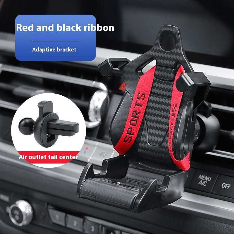 Racing Seat Shape Car Phone Holder Auto Air Vent Mobile Phone Clip 360 Degree Rotatable Car Cellphone Rack For Car Interior - AMIR BAGS INDIA PRIVATE LIMITED