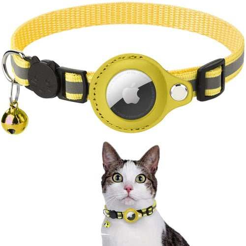 Reflective Airtag Case Collar for Cats and Dogs - AMIR BAGS INDIA PRIVATE LIMITED