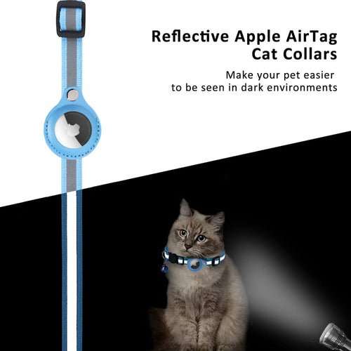 Reflective Airtag Case Collar for Cats and Dogs - AMIR BAGS INDIA PRIVATE LIMITED