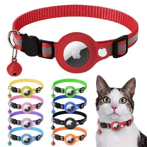 Reflective Airtag Case Collar for Cats and Dogs - AMIR BAGS INDIA PRIVATE LIMITED