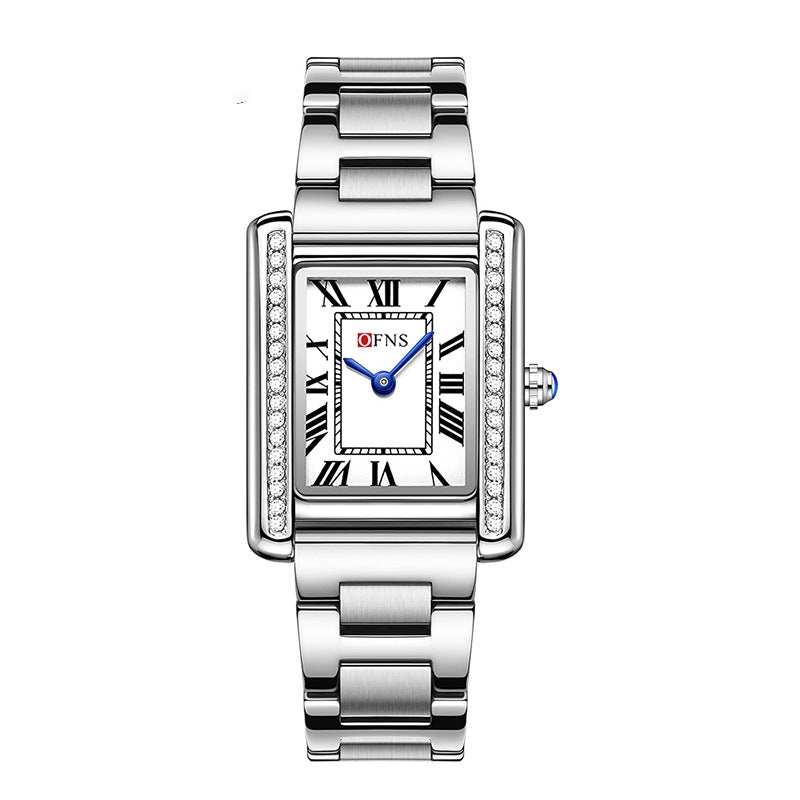 Retro Diamond Inlaid High - end Women's Quartz Watch Couple - AMIR BAGS INDIA PRIVATE LIMITED