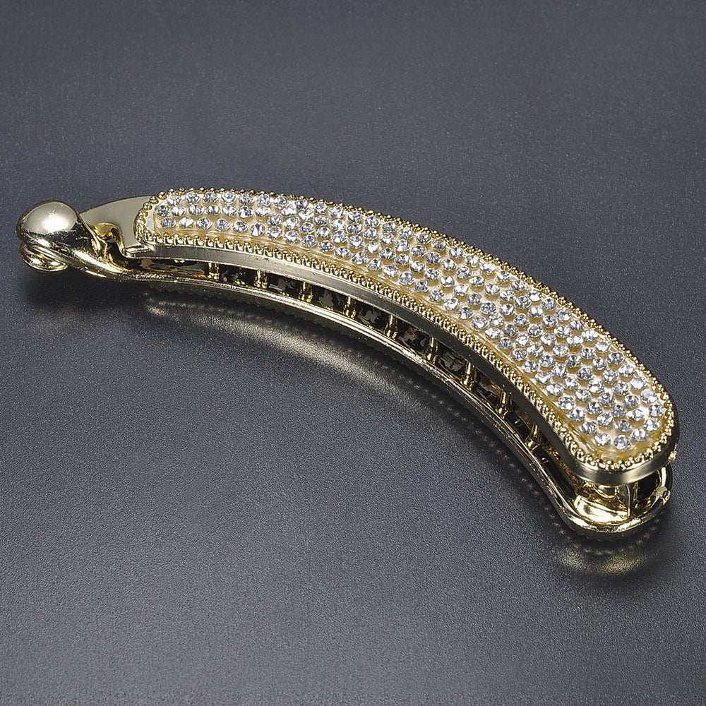 Rhinestone Chicken Leg Banana Hairpin - AMIR BAGS INDIA PRIVATE LIMITED