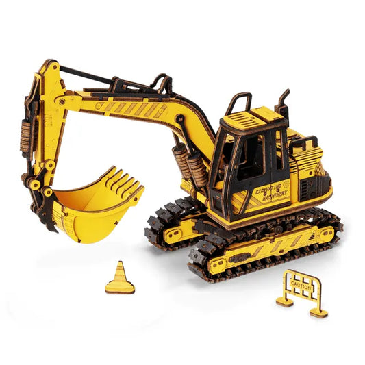 Robotime ROKR Engineering Vehicle Model Series Creative Toys Gifts For Kids Adults Moveable Assembly 3D Wooden Puzzle - AMIR BAGS INDIA PRIVATE LIMITED